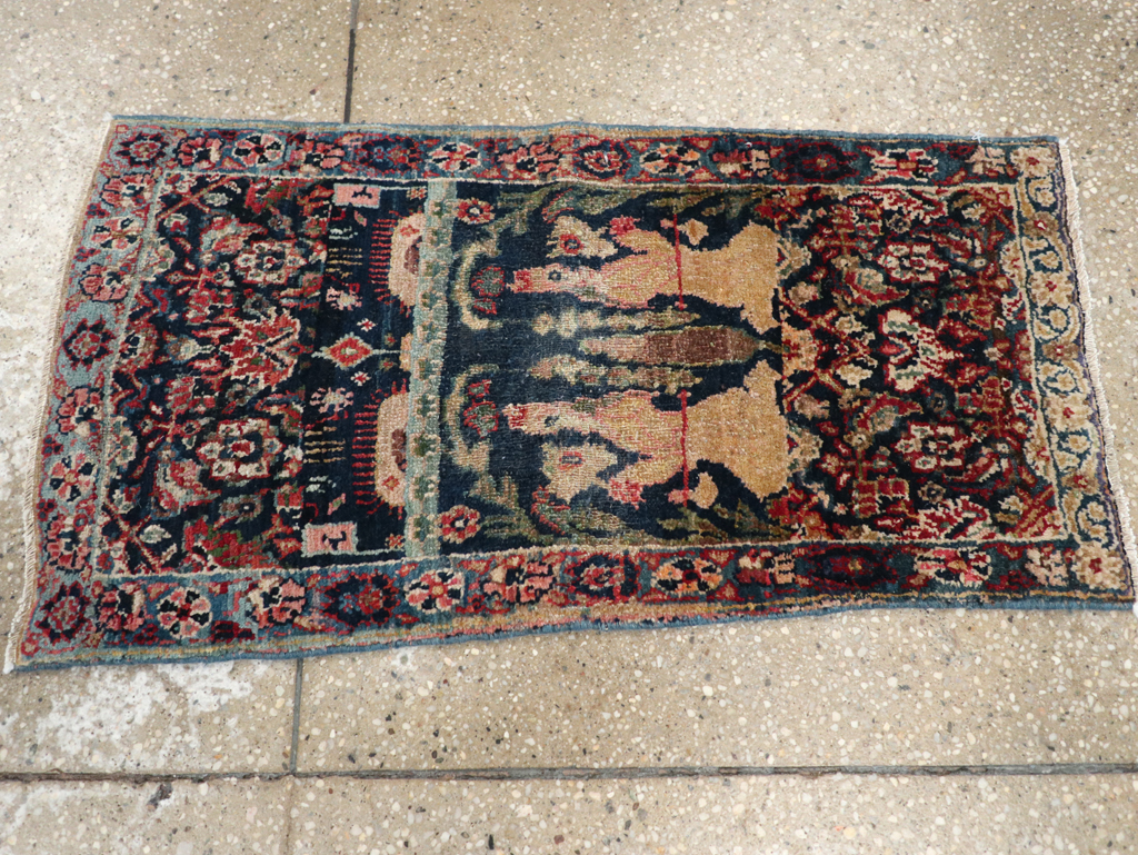 Vintage Persian Tabriz Rug, No.24610 - Gss