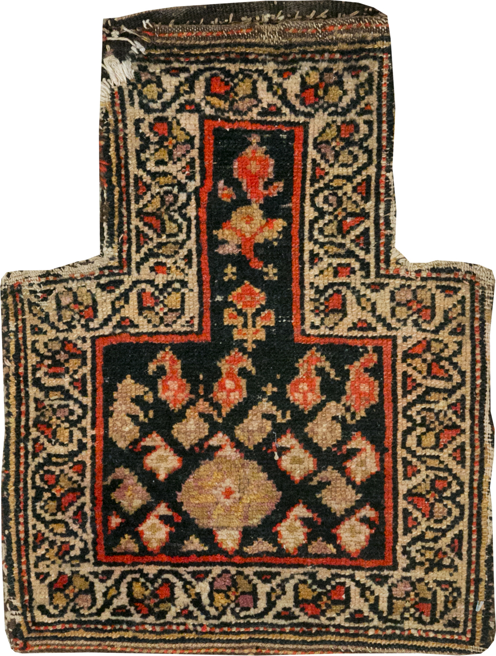 Vintage Persian Kurdish Salt Bag (Namakdan), No.24618 - Gss