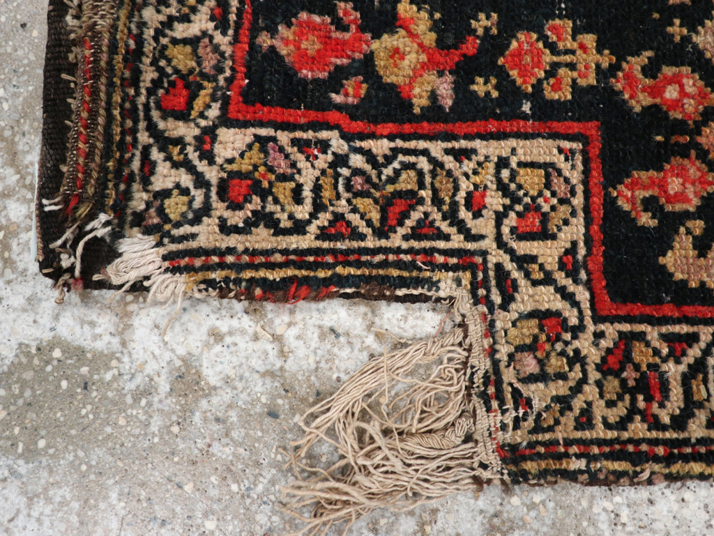 Vintage Persian Kurdish Salt Bag (Namakdan), No.24618 - Gss