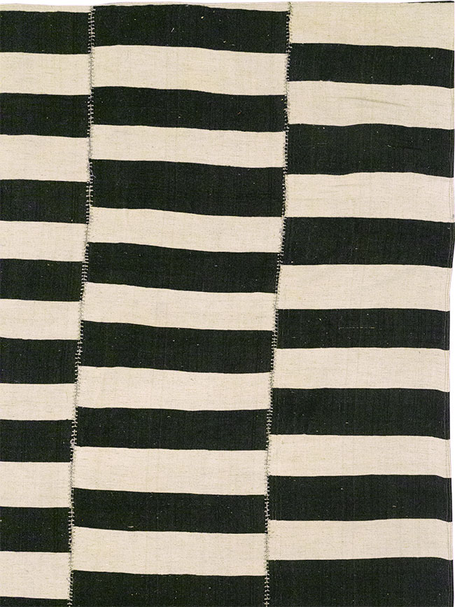 Modern Persian Flatweave Kilim Room Size Carpet, No.24628 - Gss