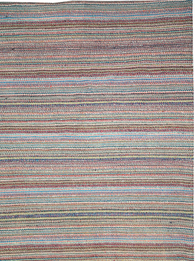 Vintage Persian Flatweave Kilim , No.24630 - Gss