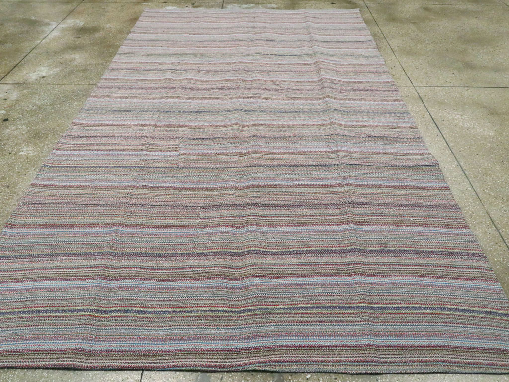 Vintage Persian Flatweave Kilim , No.24630 - Gss