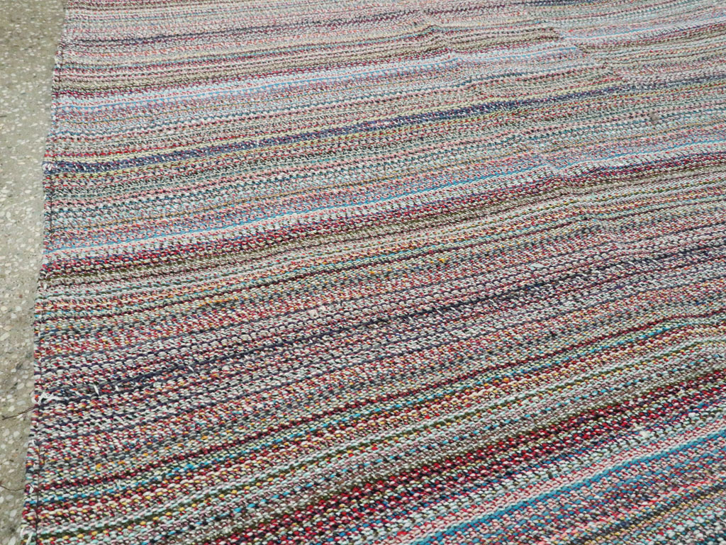 Vintage Persian Flatweave Kilim , No.24630 - Gss