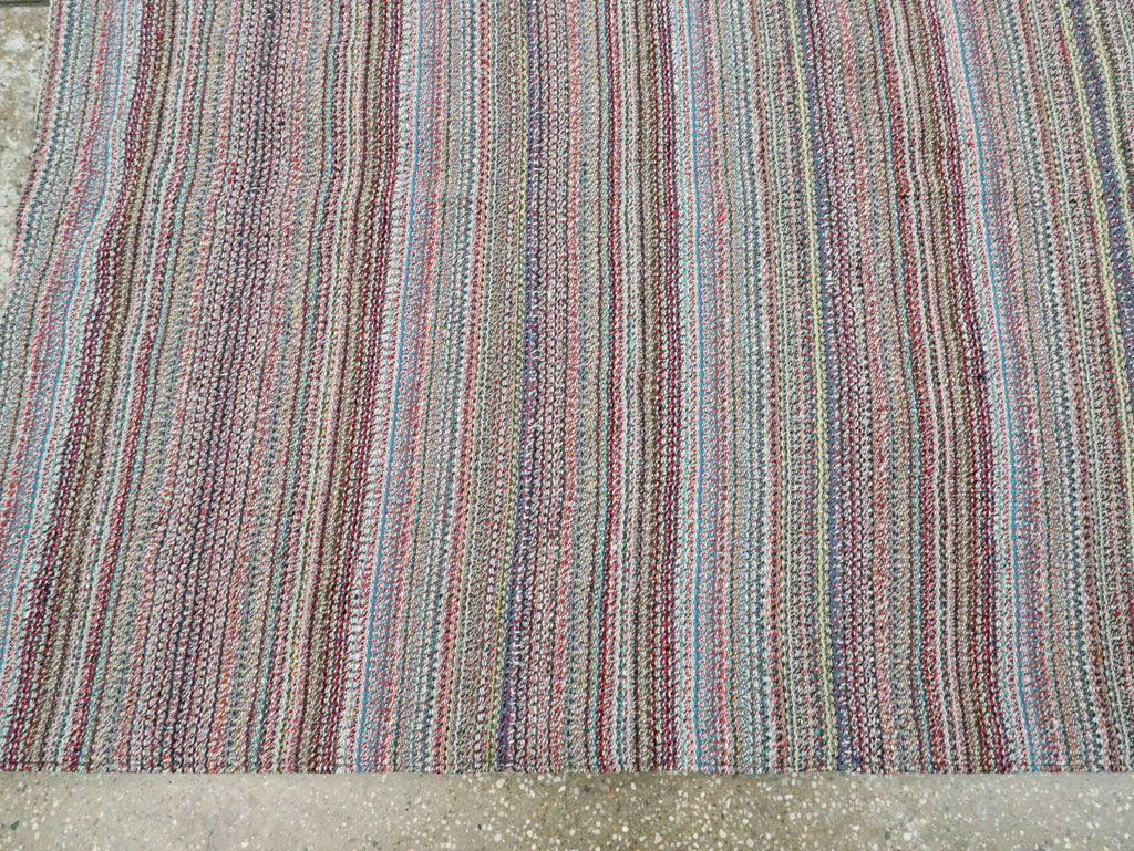 Vintage Persian Flatweave Kilim , No.24630 - Gss