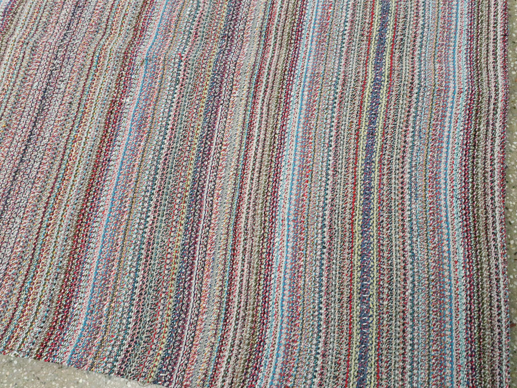 Vintage Persian Flatweave Kilim , No.24630 - Gss