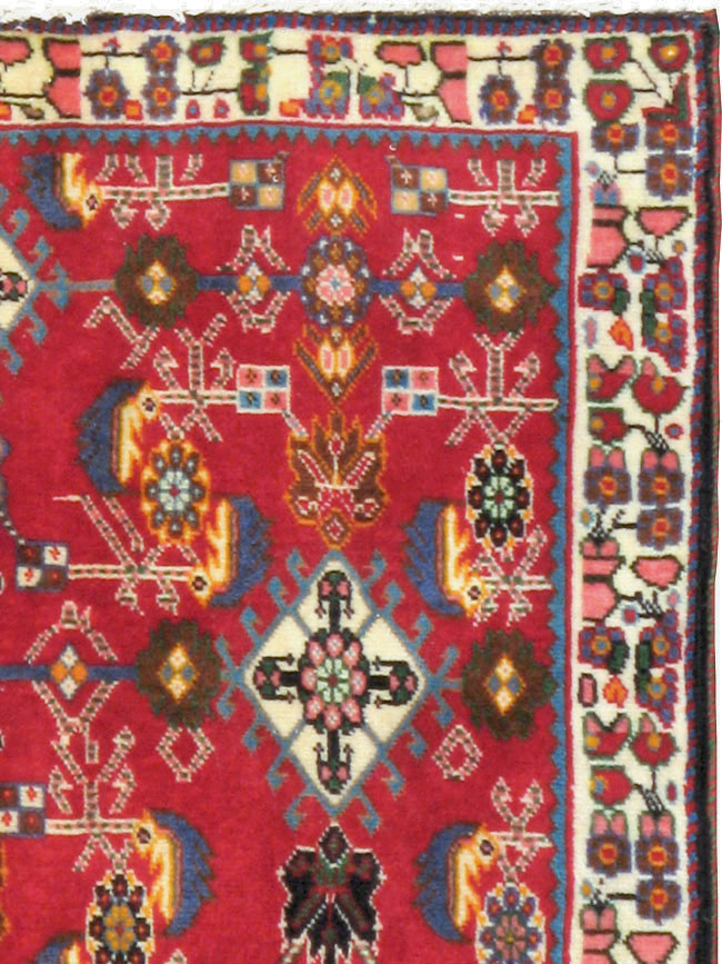 Vintage Persian Shiraz Square Rug (Pair: 3 of 4), No.24645 - Gss