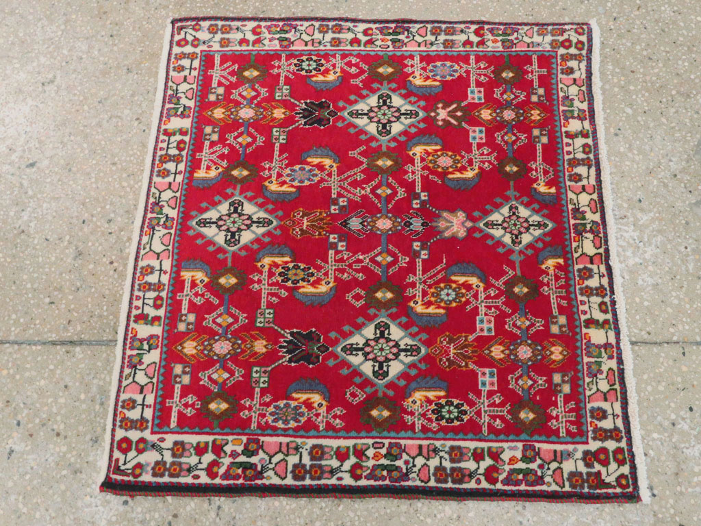 Vintage Persian Shiraz Square Rug (Pair: 3 of 4), No.24645 - Gss