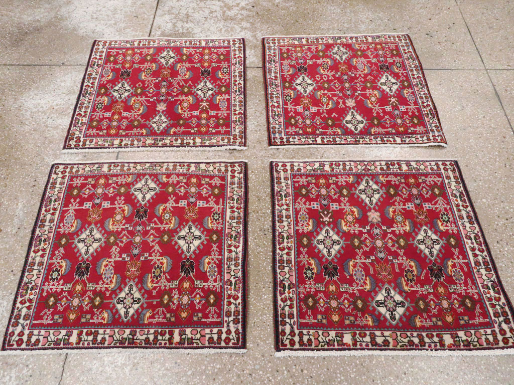 Vintage Persian Shiraz Square Rug (Pair: 3 of 4), No.24645 - Gss