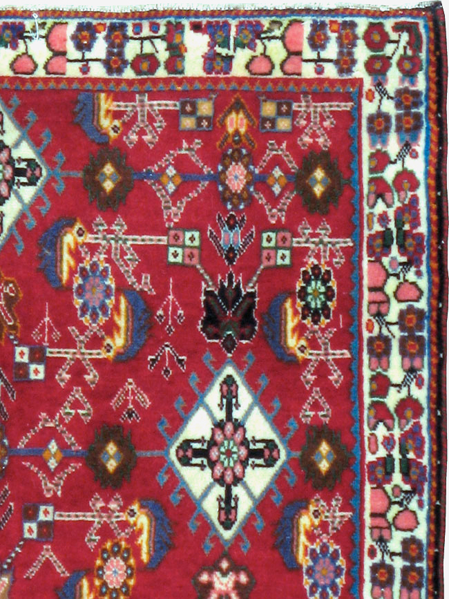 Vintage Persian Shiraz Square Rug (Pair: 4 of 4), No.24646 - Gss