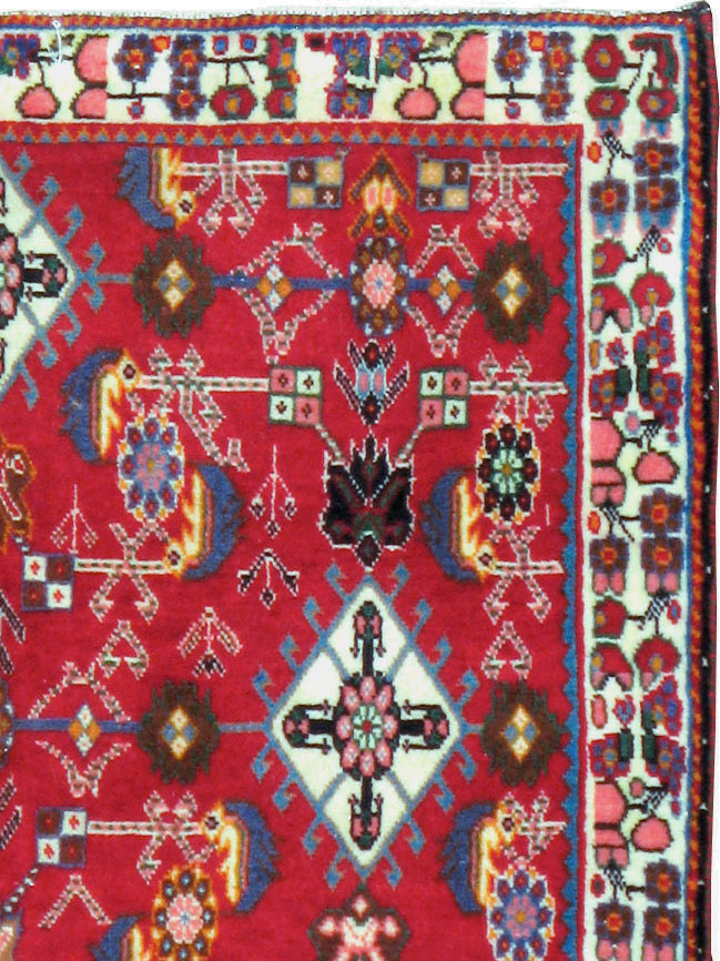 Vintage Persian Shiraz Square Rug (Pair: 4 of 4), No.24646 - Gss