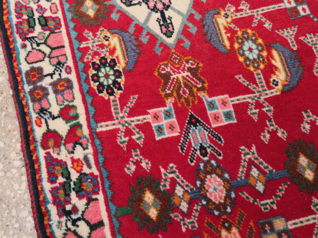 Vintage Persian Shiraz Square Rug (Pair: 4 of 4), No.24646 - Gss