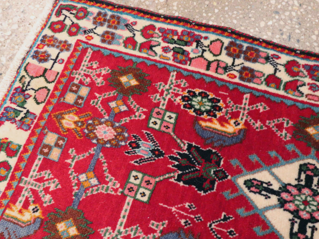 Vintage Persian Shiraz Square Rug (Pair: 4 of 4), No.24646 - Gss