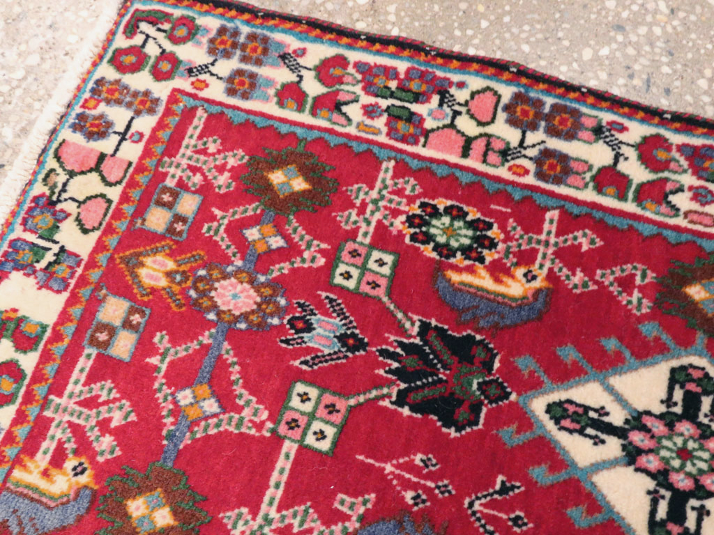 Vintage Persian Shiraz Square Rug (Pair: 4 of 4), No.24646 - Gss