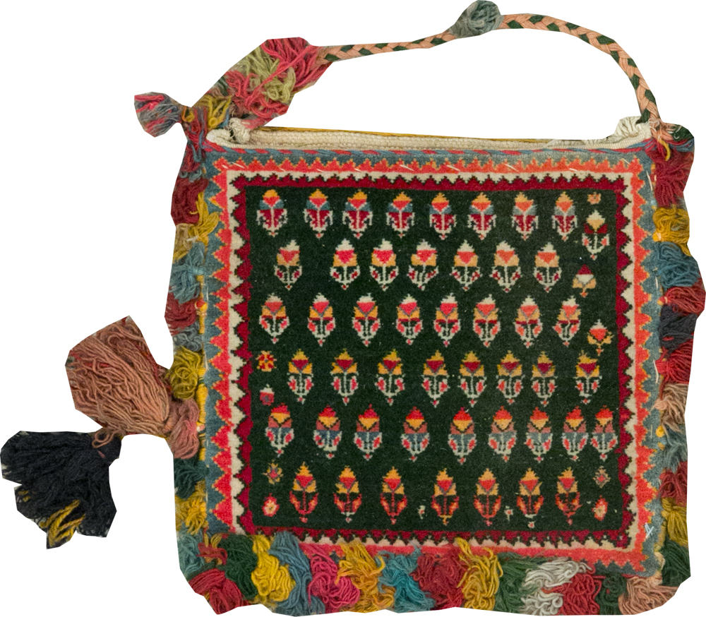 Vintage Persian Afshar Bag, No.24649 - Gss