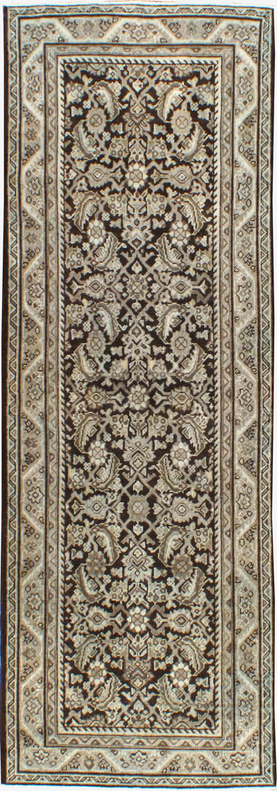 Antique Persian Mahal Runner, No.24662 - Gss