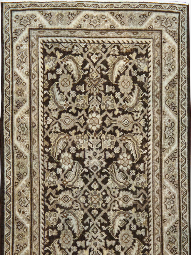 Antique Persian Mahal Runner, No.24662 - Gss