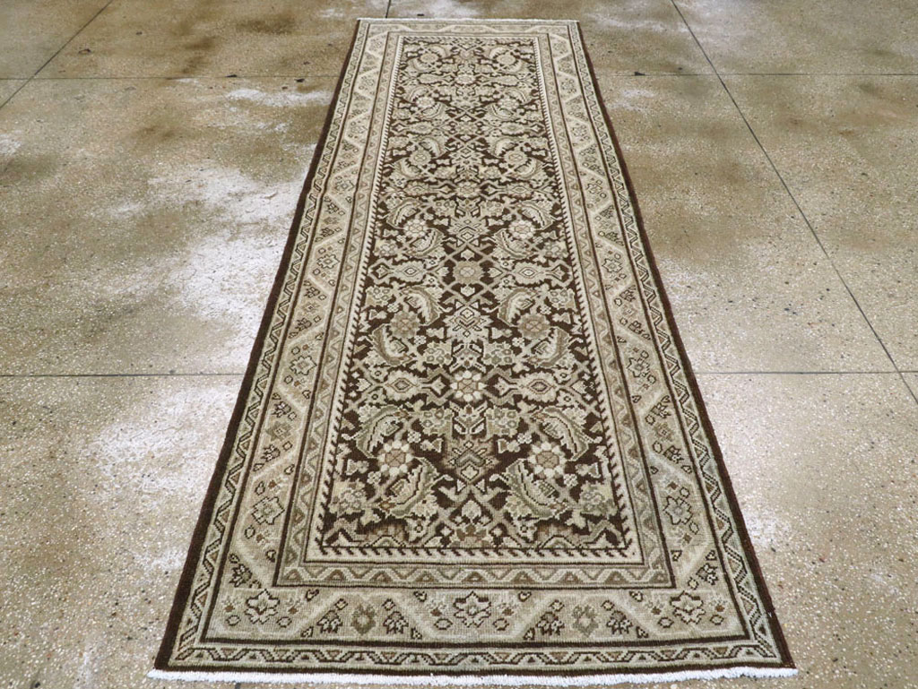 Antique Persian Mahal Runner, No.24662 - Gss