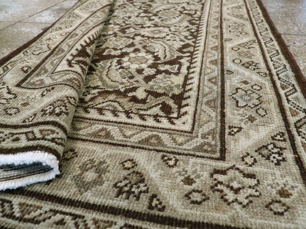 Antique Persian Mahal Runner, No.24662 - Gss