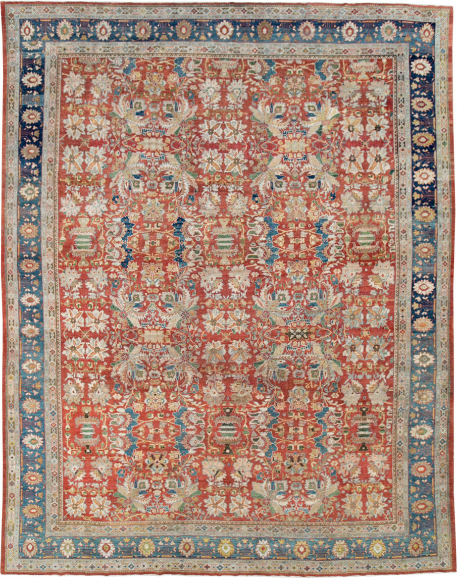 Antique Persian Mahal Large Carpet, No.24673 - Gss