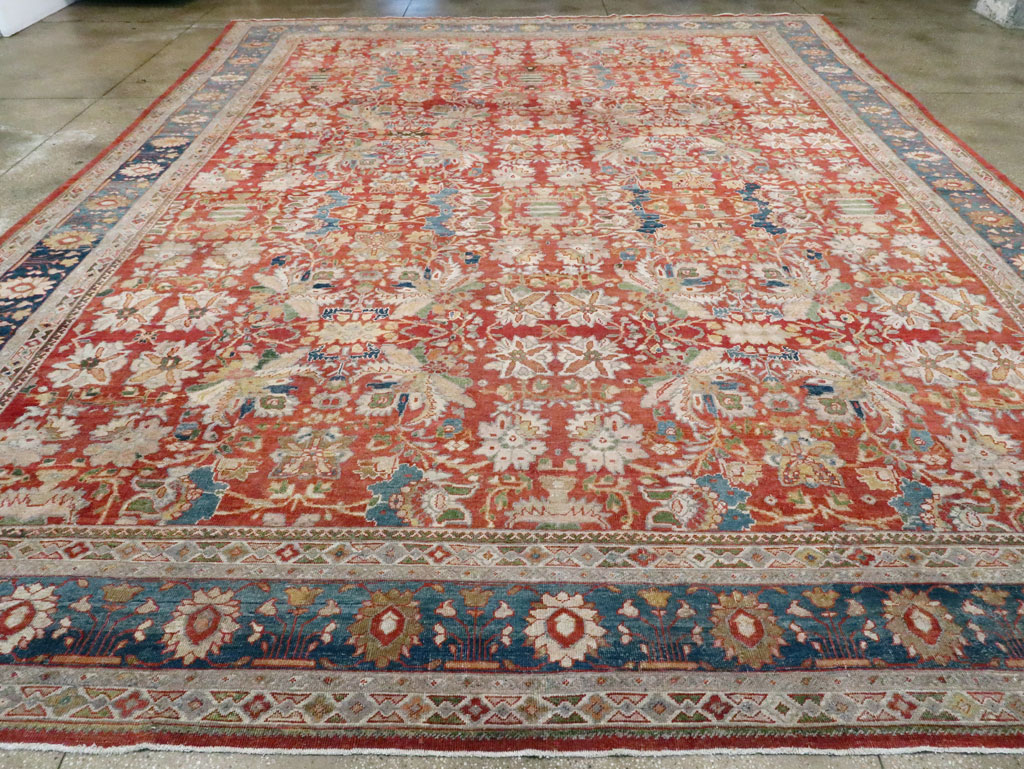 Antique Persian Mahal Large Carpet, No.24673 - Gss
