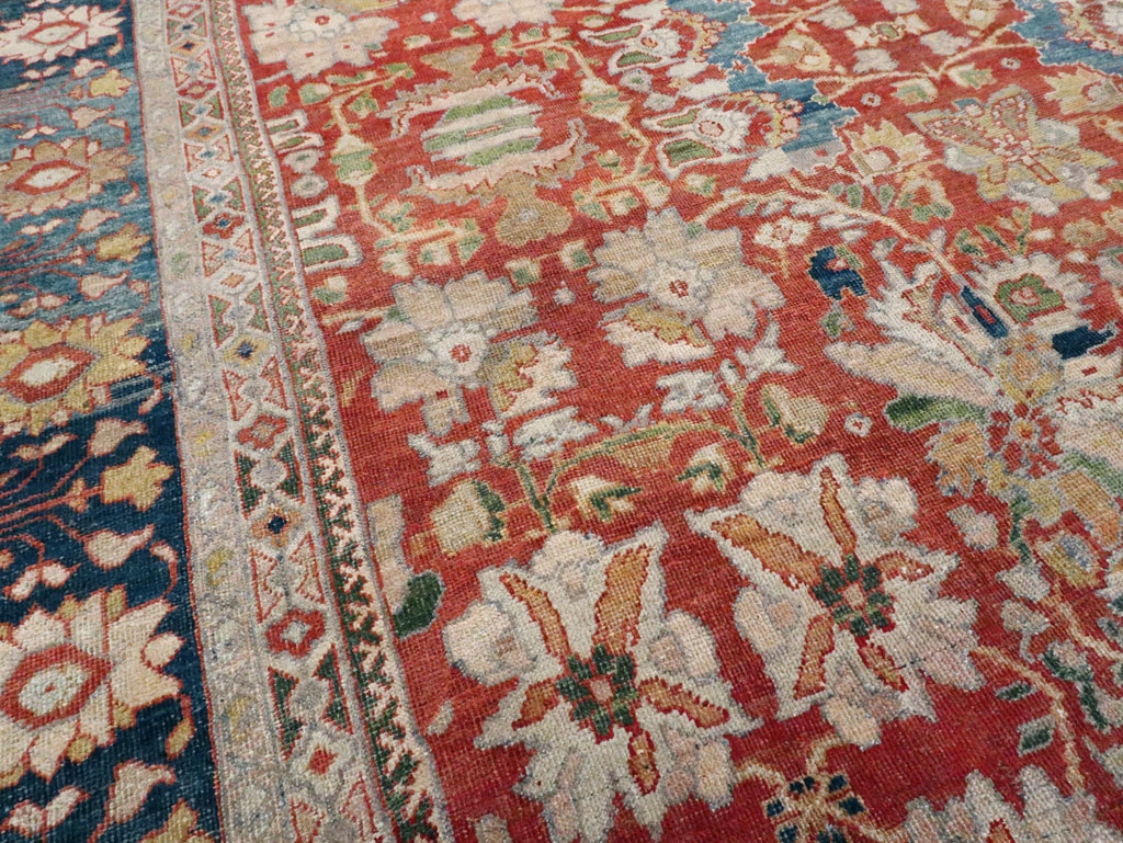 Antique Persian Mahal Large Carpet, No.24673 - Gss