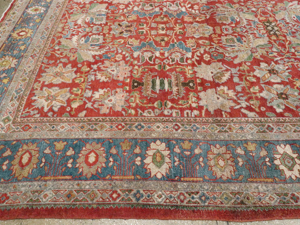 Antique Persian Mahal Large Carpet, No.24673 - Gss