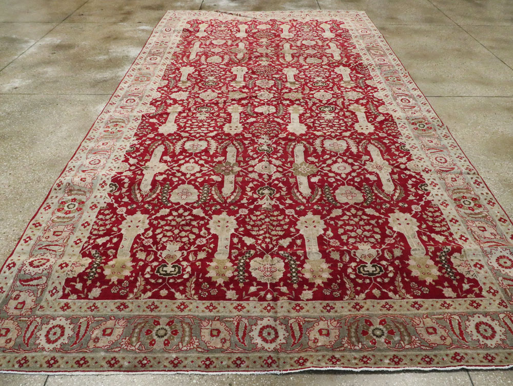Antique Persian Tabriz Gallery Carpet, No.24680 - Gss