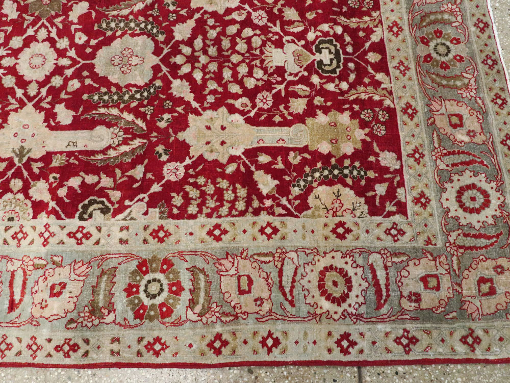 Antique Persian Tabriz Gallery Carpet, No.24680 - Gss