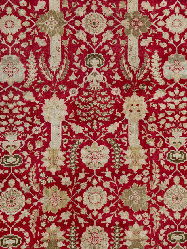 Antique Persian Tabriz Gallery Carpet, No.24680 - Gss