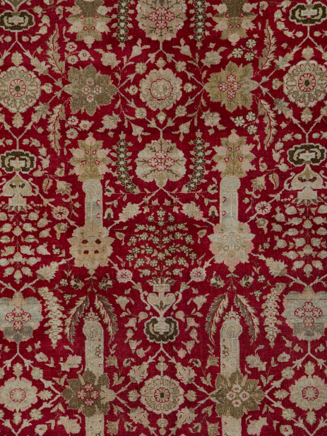 Antique Persian Tabriz Gallery Carpet, No.24680 - Gss