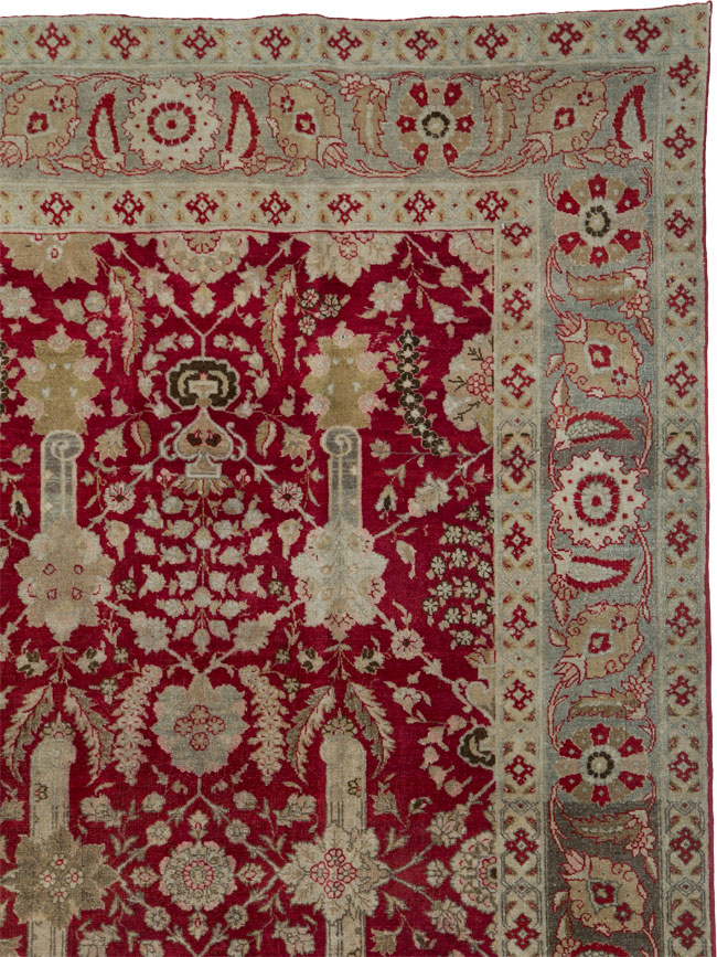 Antique Persian Tabriz Gallery Carpet, No.24680 - Gss