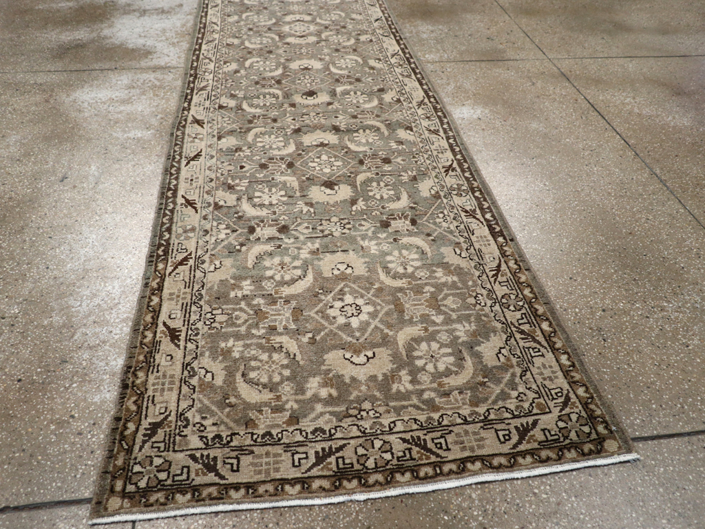 Vintage Persian Malayer Runner, No.24704 - Gss