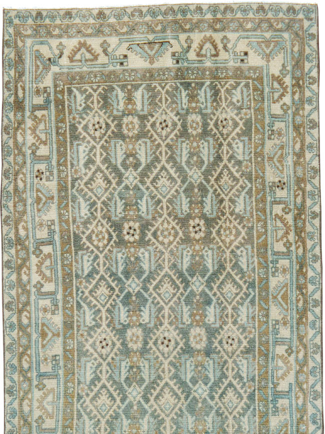 Vintage Persian Malayer Runner, No.24709 - Gss