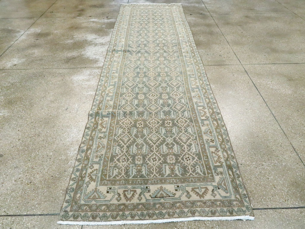 Vintage Persian Malayer Runner, No.24709 - Gss
