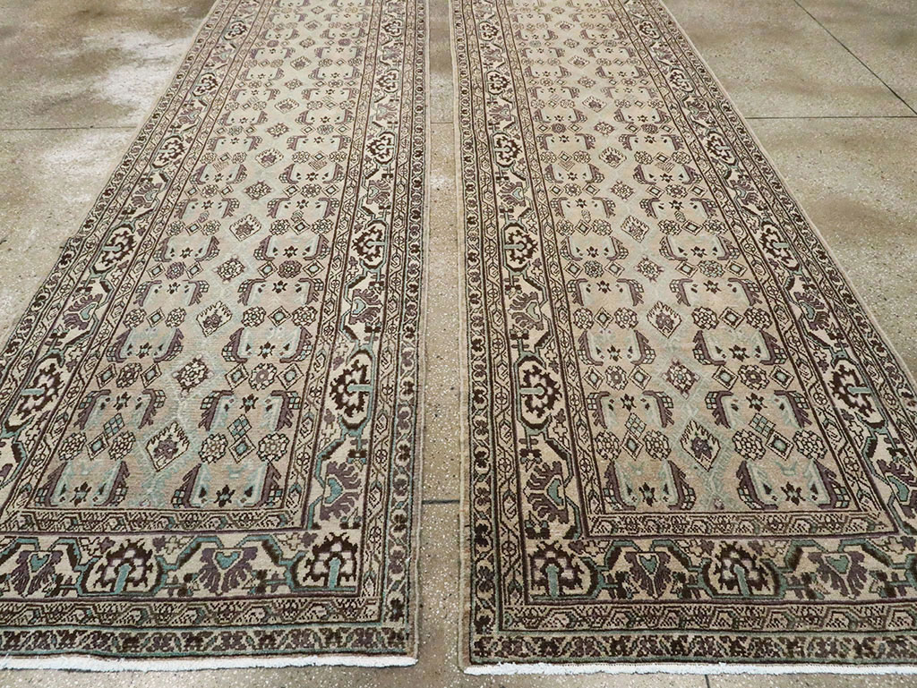 Vintage Perisan Malayer Runner (Pair: 1 of 2), No.24718 - Gss