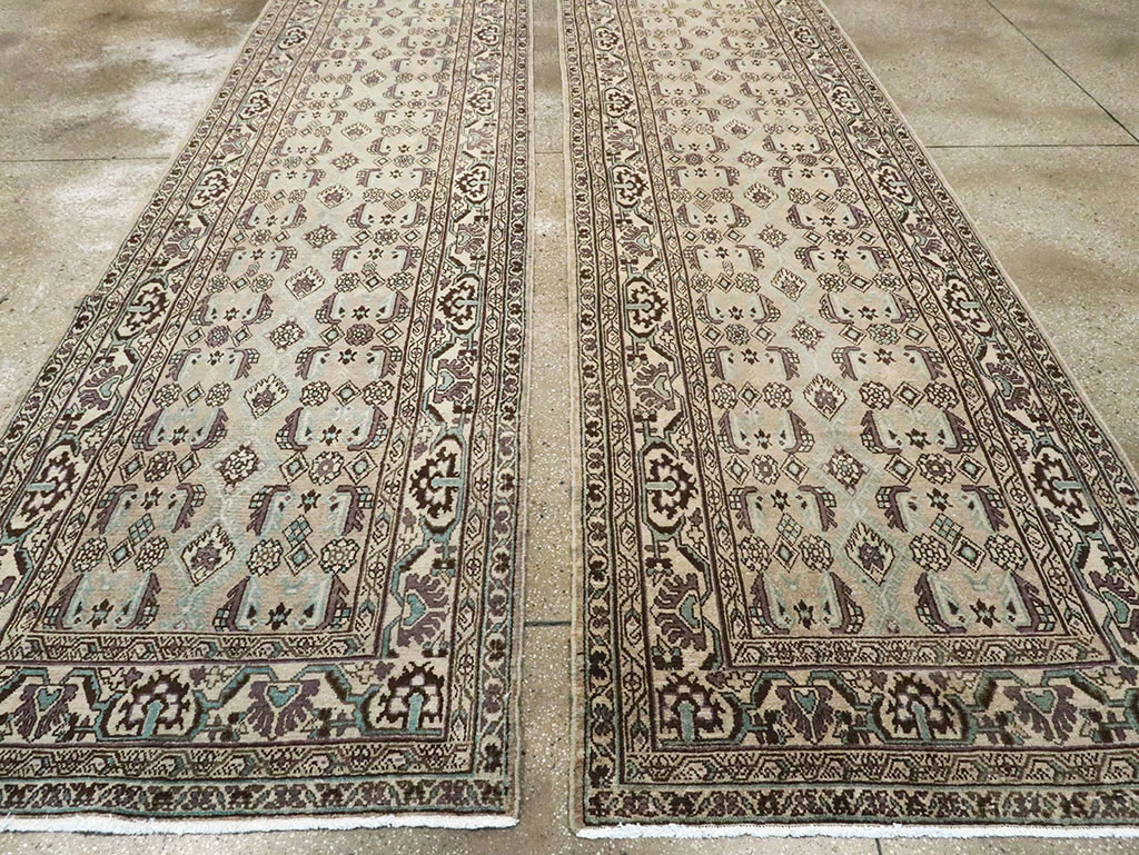 Vintage Persian Malayer Runner (Pair: 2 of 2), No.24719 - Gss