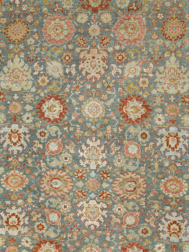 Antique Persian Mahal Carpet, No.24722 - Gss