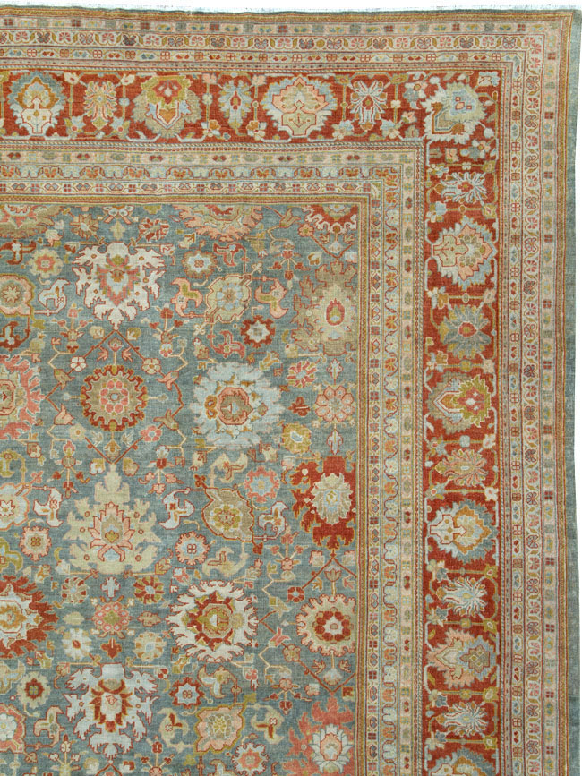 Antique Persian Mahal Carpet, No.24722 - Gss