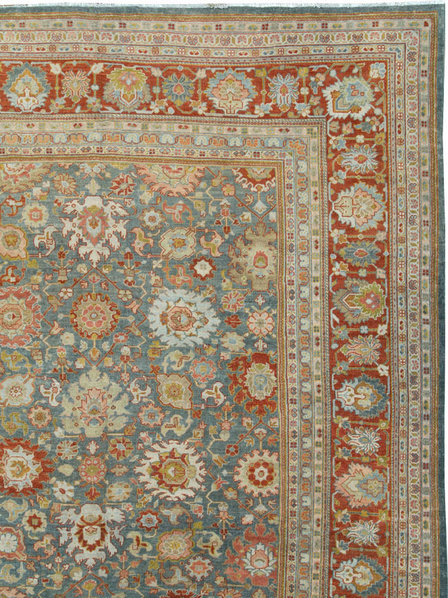 Antique Persian Mahal Carpet, No.24722 - Gss