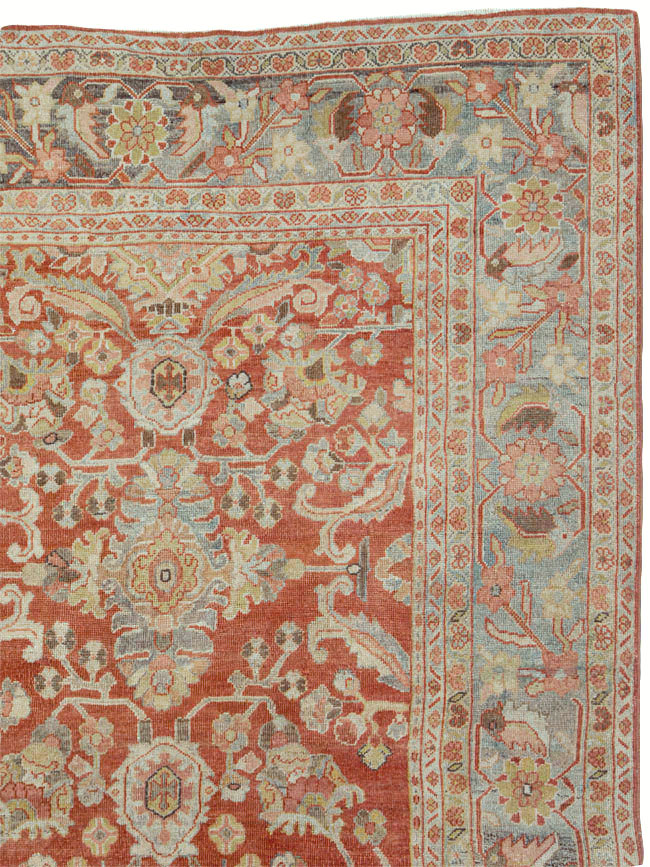 Antique Persian Mahal Carpet, No.24726 - Gss