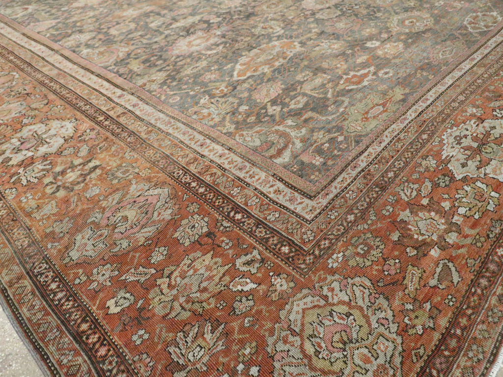 Antique Persian Sultanabad Carpet, No.24727 - Gss