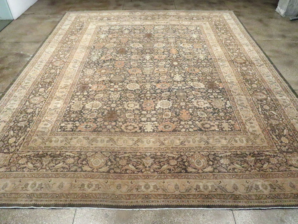 Antique Persian Tabriz Carpet, No.24729 - Gss