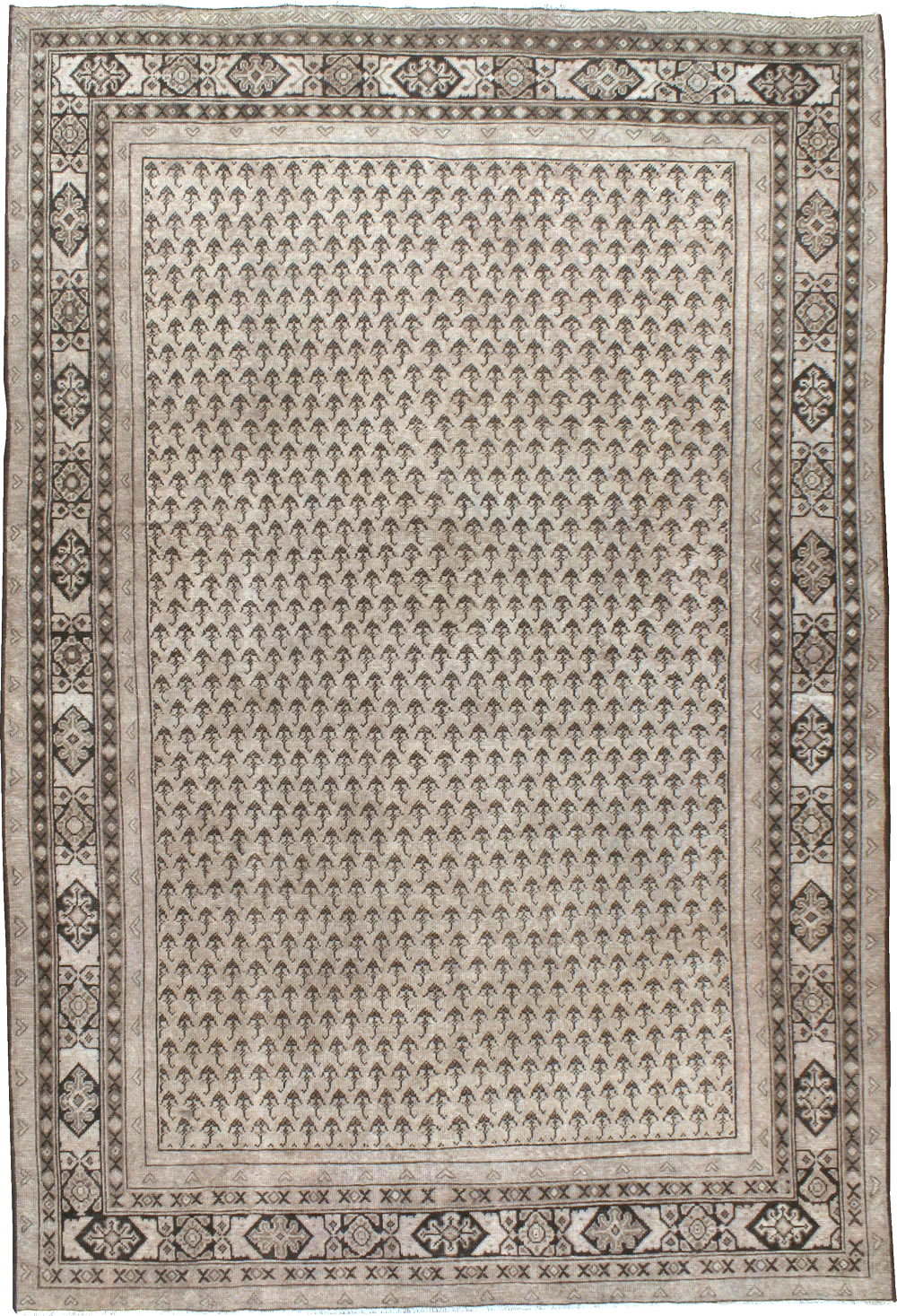 Vintage Persian Mahal Carpet, No.24740 - Gss