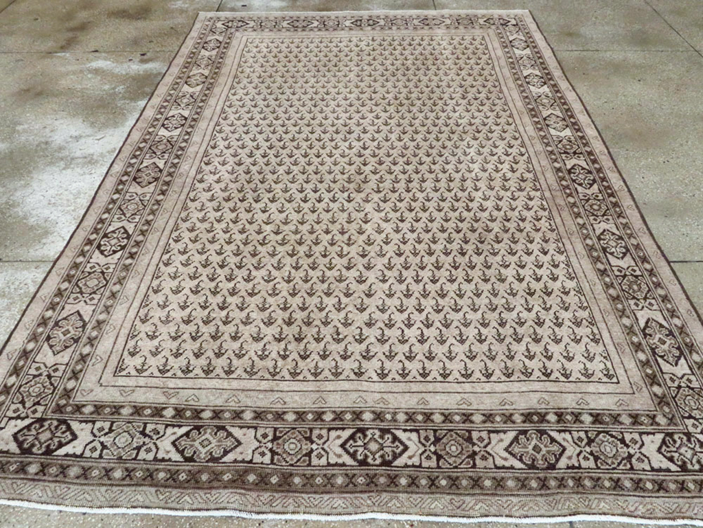 Vintage Persian Mahal Carpet, No.24740 - Gss