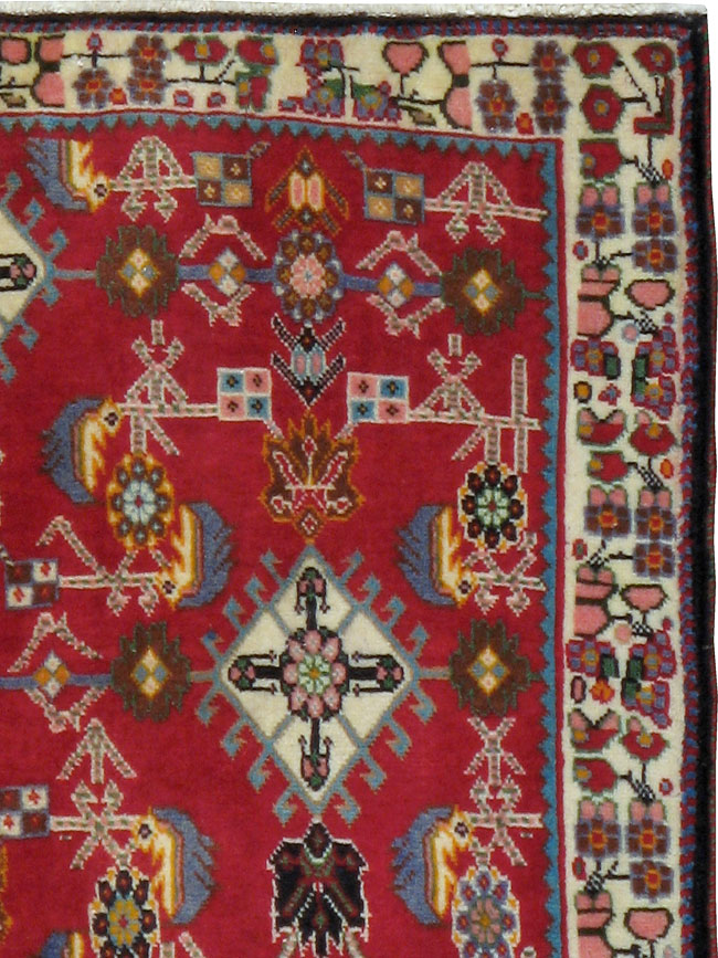Vintage Persian Shiraz Square Rug (Pair: 1 of 4), No.24741 - Gss