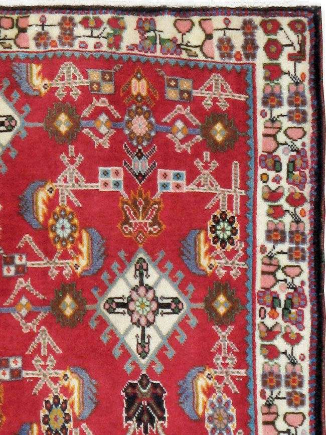 Vintage Persian Shiraz Square Rug (Pair: 1 of 4), No.24741 - Gss