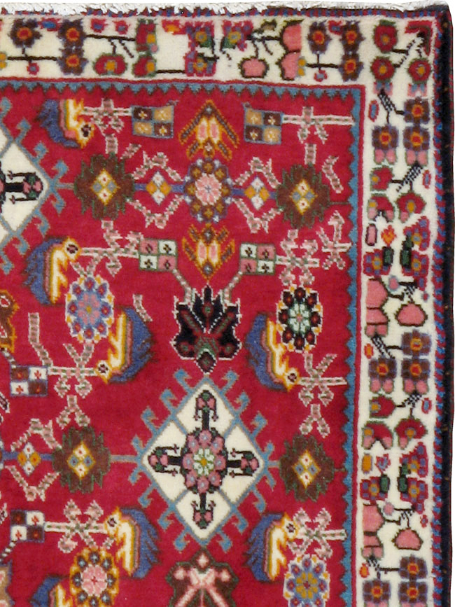 Vintage Persian Shiraz Square Rug (Pair: 2 of 4), No.24742 - Gss