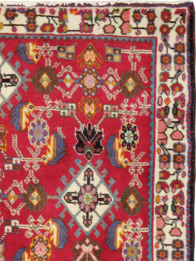 Vintage Persian Shiraz Square Rug (Pair: 2 of 4), No.24742 - Gss