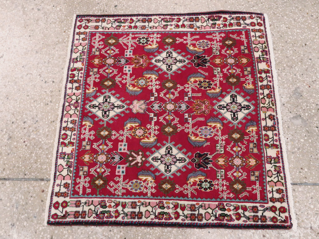 Vintage Persian Shiraz Square Rug (Pair: 2 of 4), No.24742 - Gss