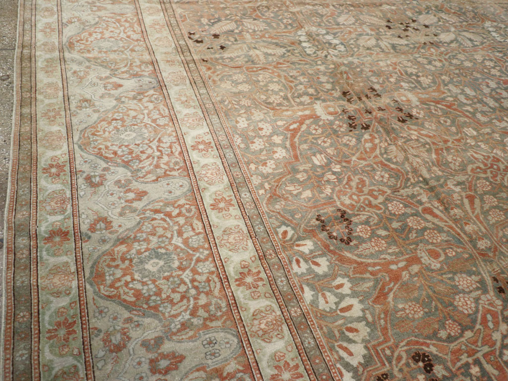 Antique Persian Tabriz Carpet, No.24750 - Gss